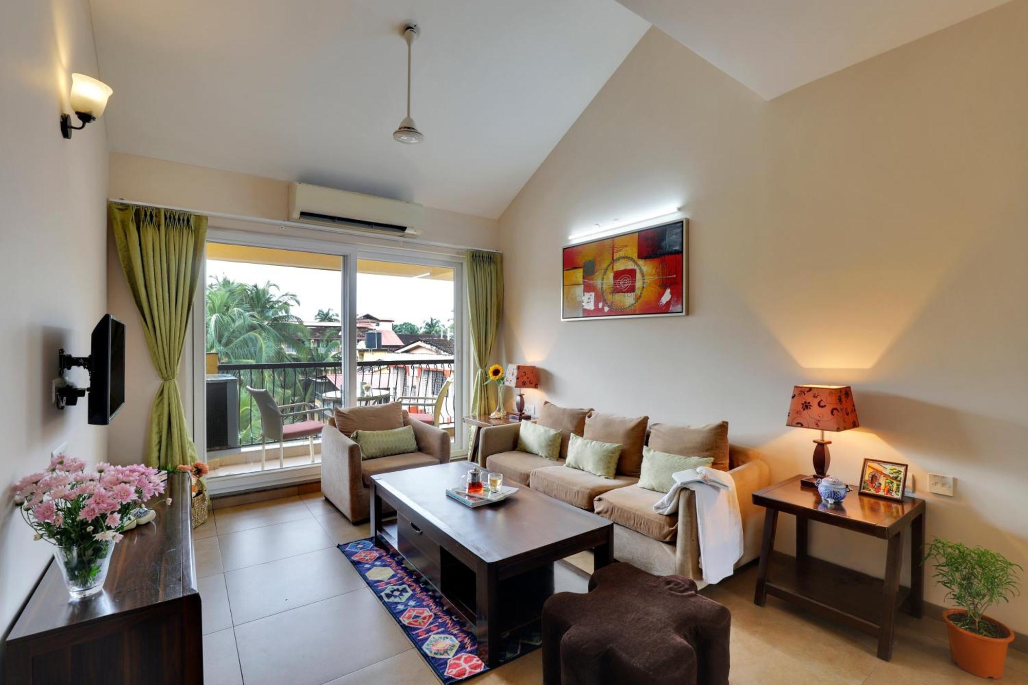 Veera Strand Park Serviced Apartments Near Calangute Ngoại thất bức ảnh