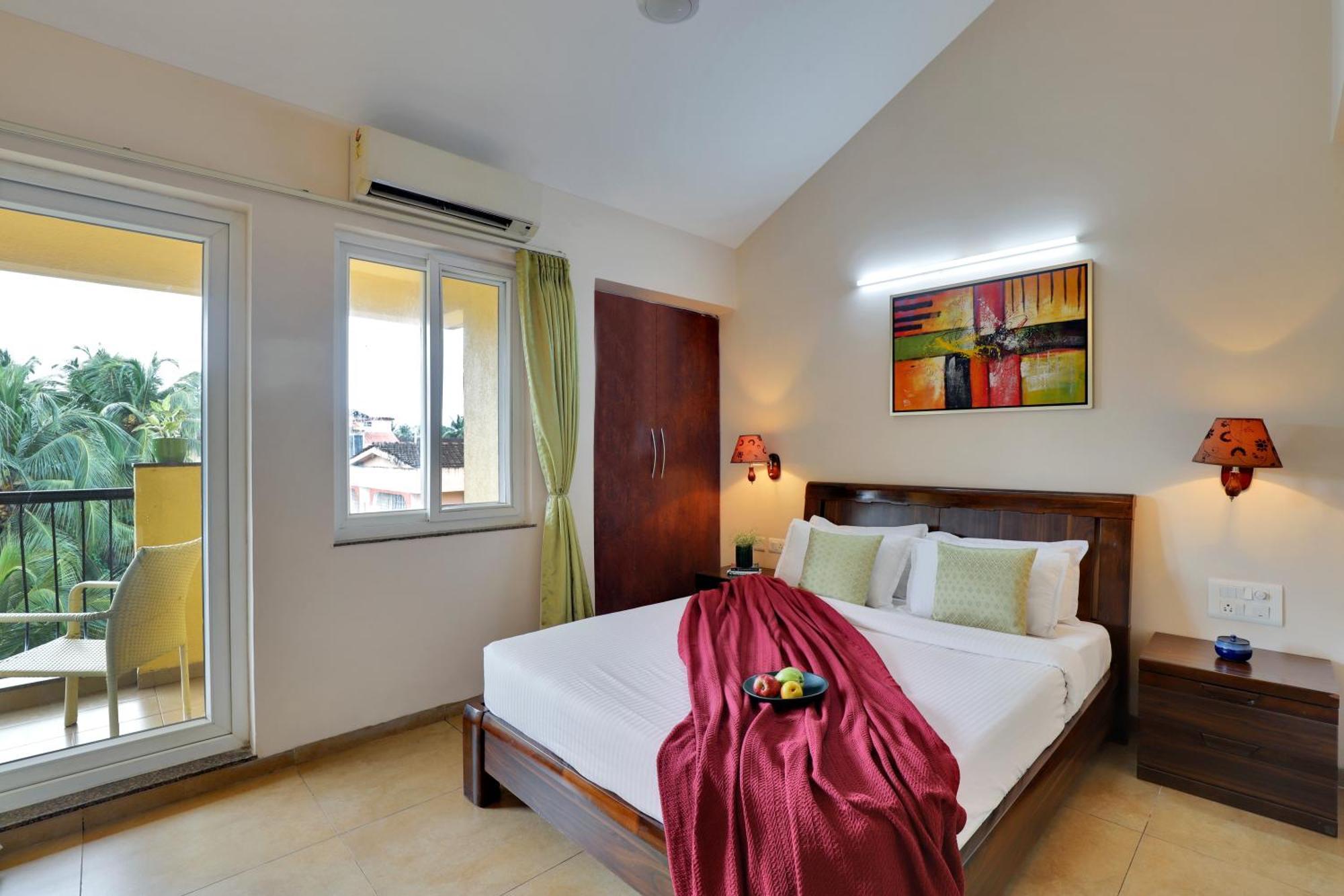 Veera Strand Park Serviced Apartments Near Calangute Ngoại thất bức ảnh