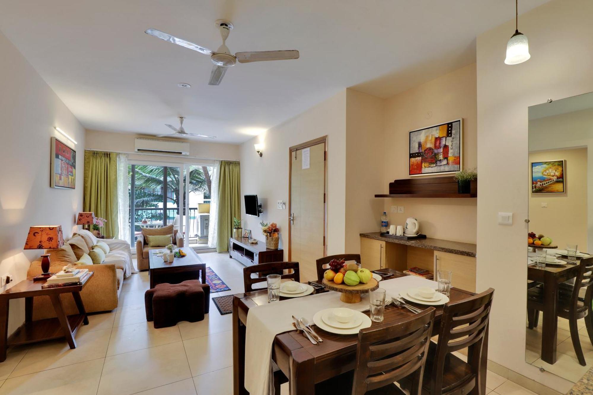 Veera Strand Park Serviced Apartments Near Calangute Ngoại thất bức ảnh